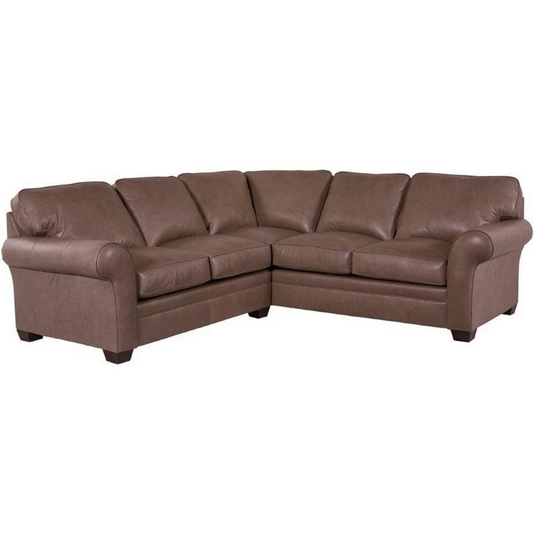 Broyhill clearance leather sectional