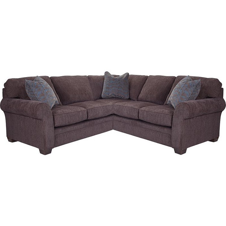 Broyhill Zachery Leather Sectional 2